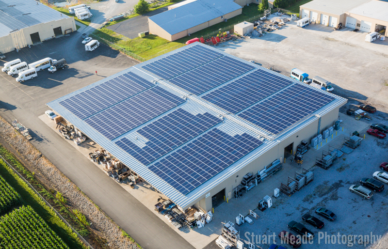 roof top solar cells Indiana