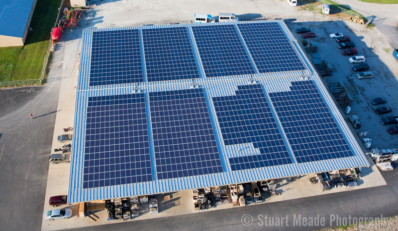 Solar Aerial Photo by Stuart Meade Photography
