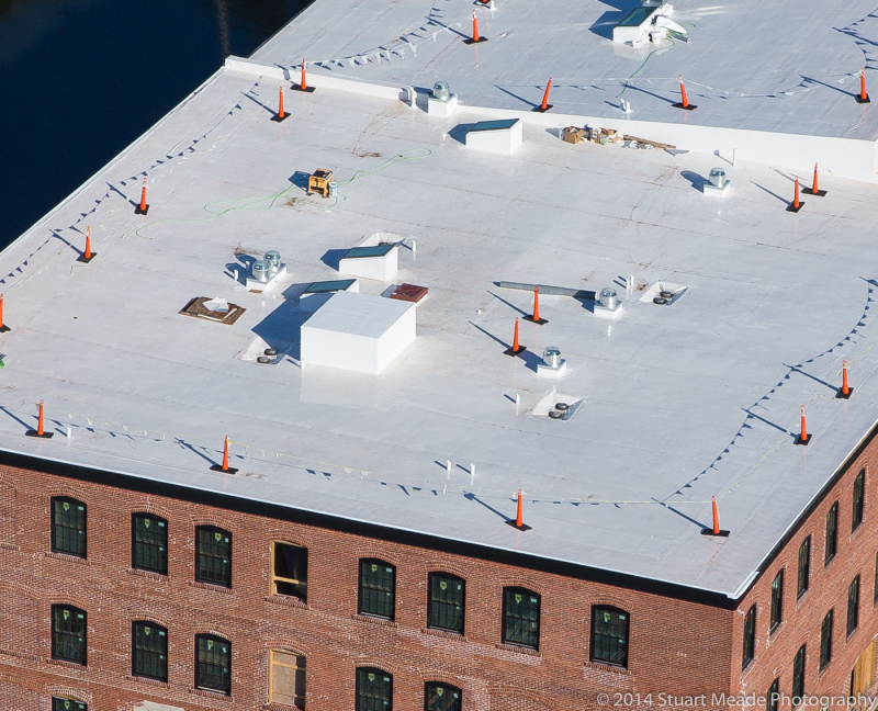 Light Tubes Visible on Rooftop!