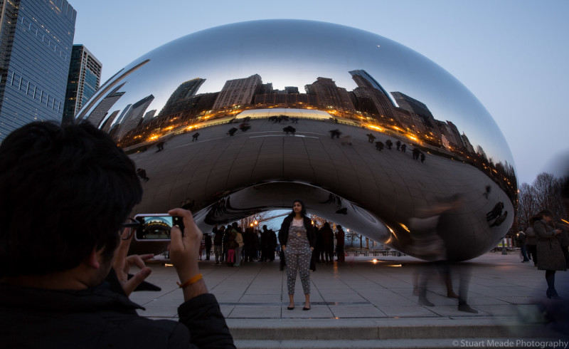 at the bean