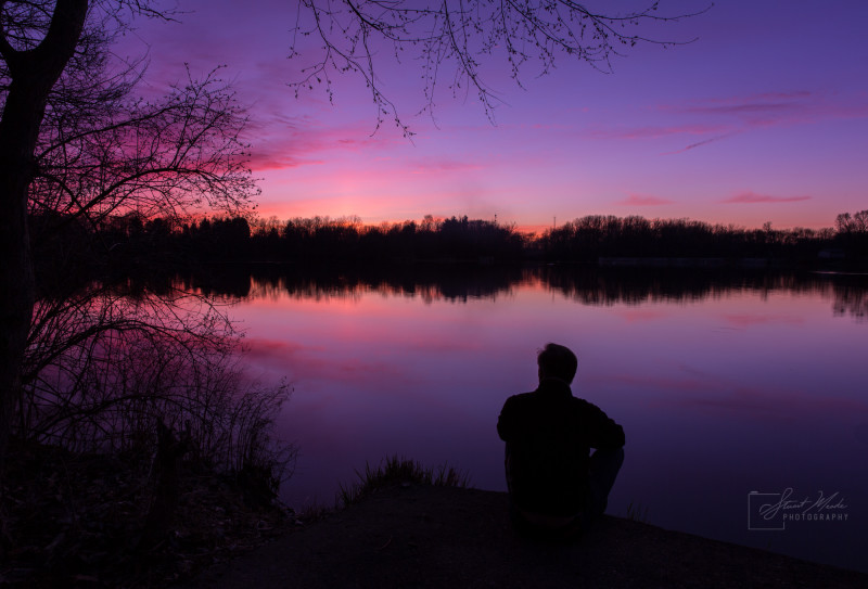 Goshen Dam Pond Sunset