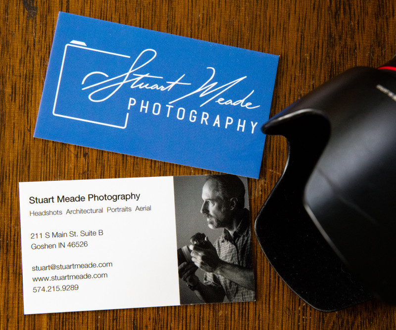 Stuart Meade Photography business cards