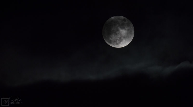 Super moon over Indiana